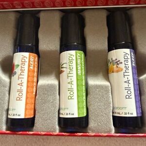 Sparoom Roll-A-Therapy Essential Oil Set - Alert, Immunity, Sleep